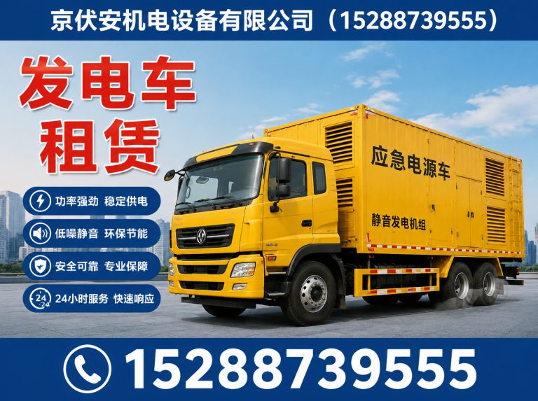 自贡发电车租赁展示图
